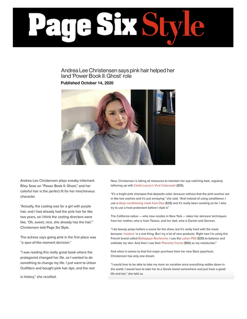 Page Six Style -October 14, 2020