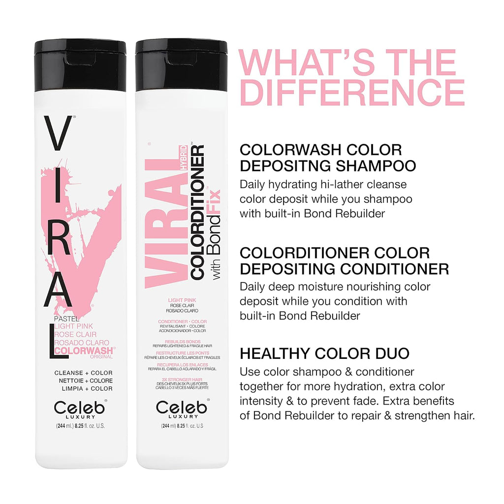 PASTEL LIGHT PINK COLORDITIONER - Celeb Luxury