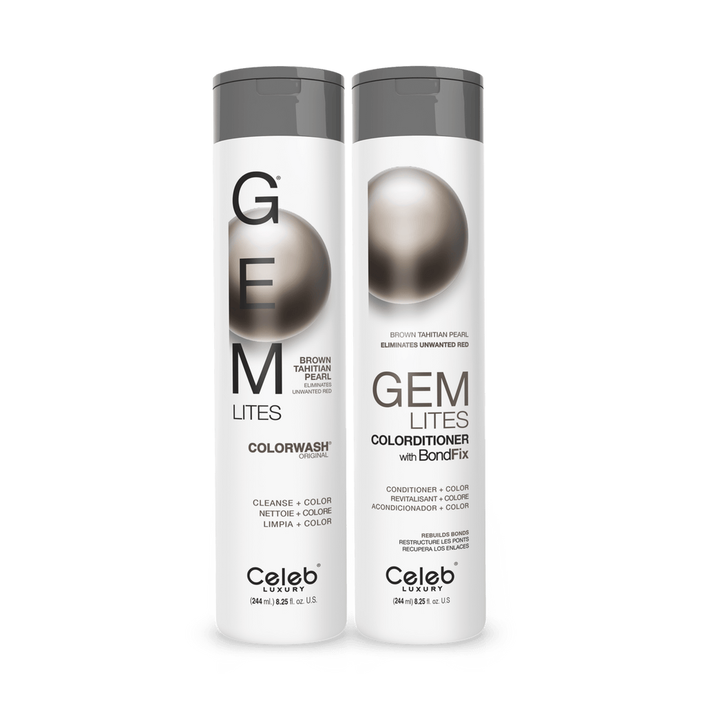 BROWN TAHITIAN PEARL DARK BROWN/BLACK® HEALTHY COLOR DUO - Celeb Luxury