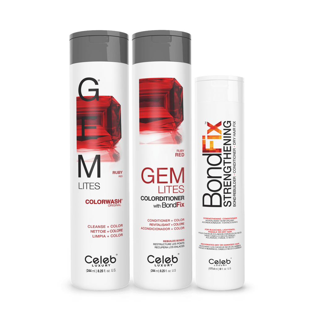 RUBY BRIGHT RED® HEALTHY COLOR BUNDLE - Celeb Luxury