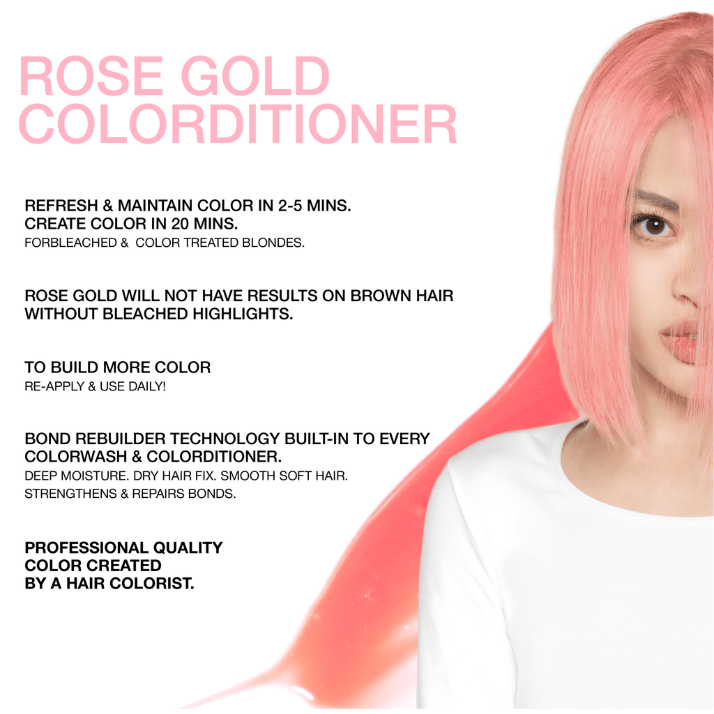 PASTEL ROSE GOLD COLORDITIONER - Celeb Luxury