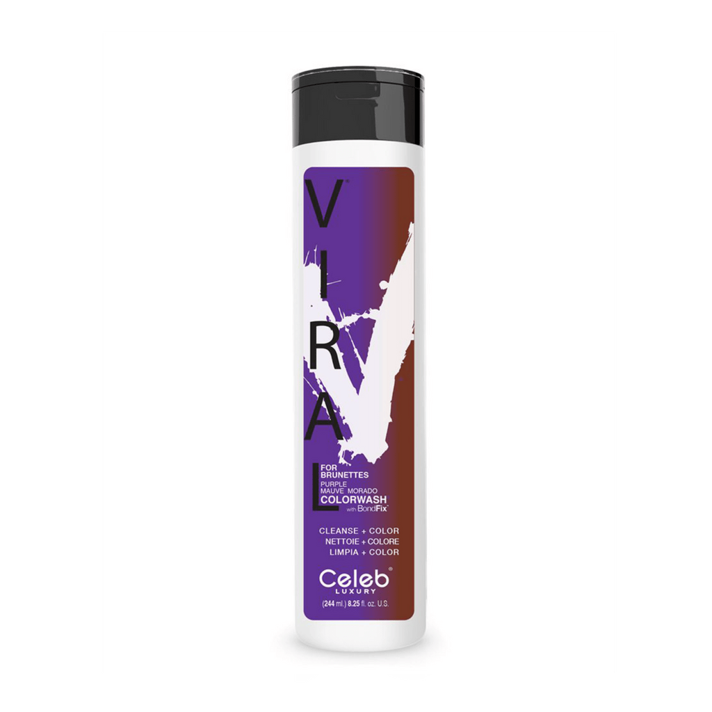 VIRAL PURPLE FOR BROWN HAIR COLORWASH - Celeb Luxury