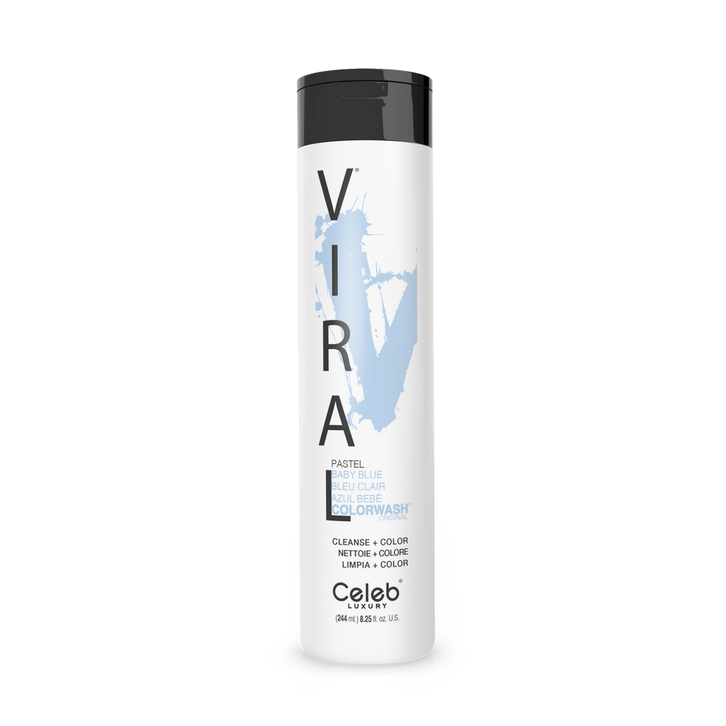 PASTEL BABY BLUE COLORWASH - Celeb Luxury