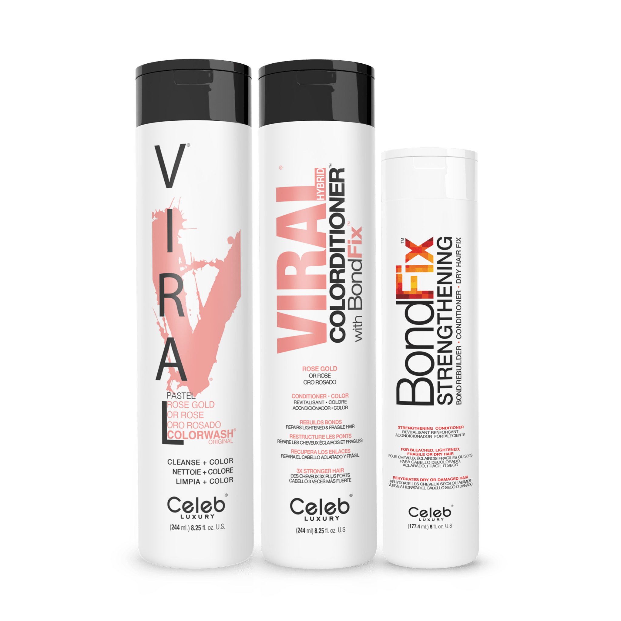 Viral Rose Gold Healthy Color Bundle – Celeb Luxury
