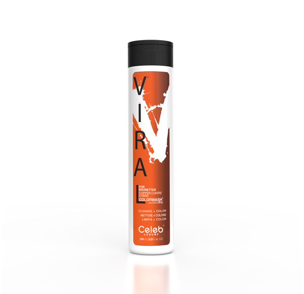 Viral Copper For Brunettes Hair Colorwash Shampoo