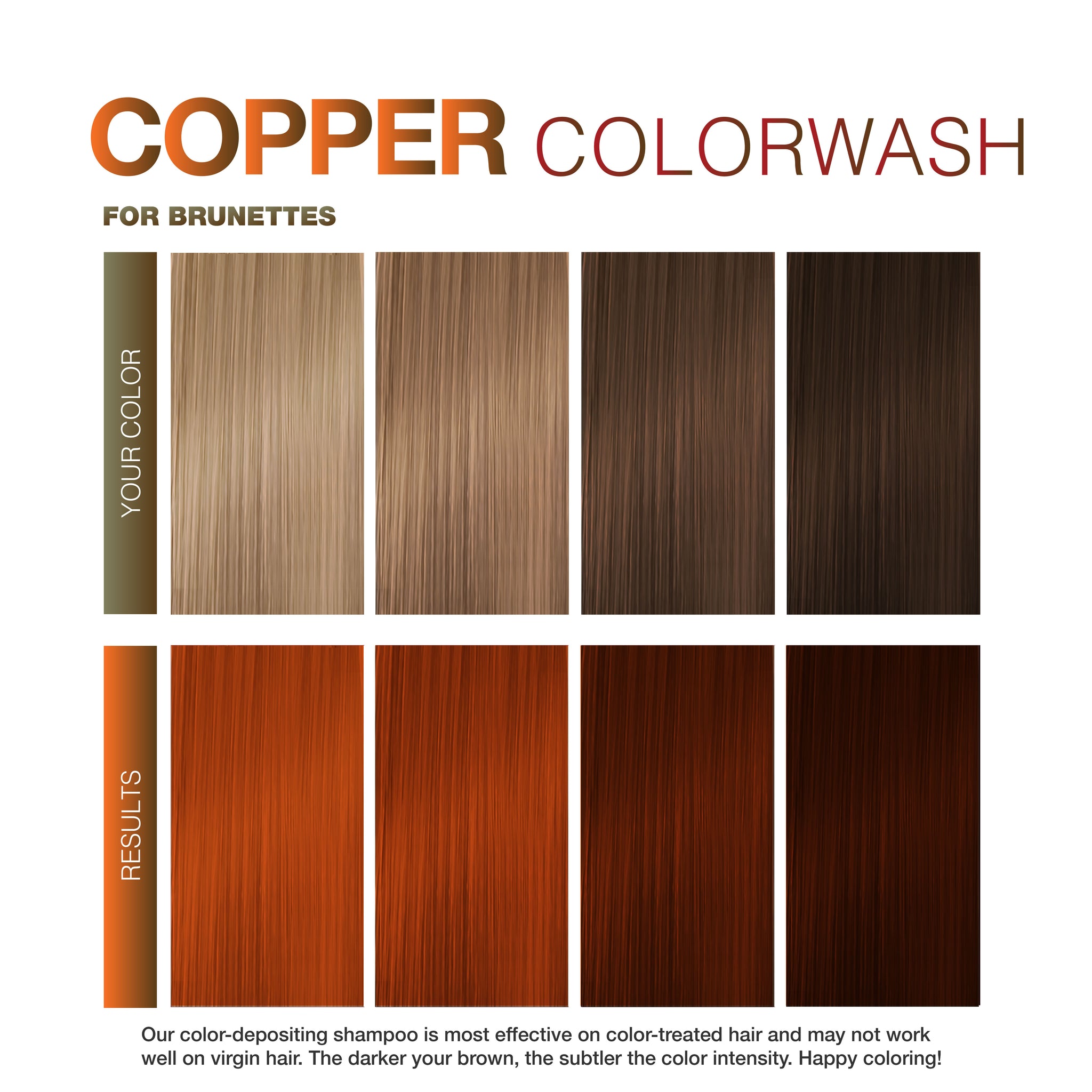 Viral Copper For Brunettes Hair Colorwash– Celeb Luxury