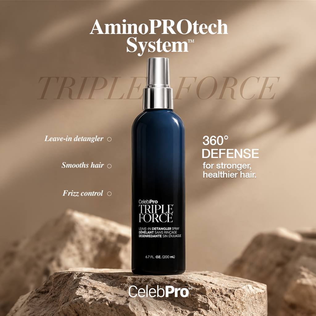 CelebPro TRIPLE FORCE™ Leave In Detangling Spray