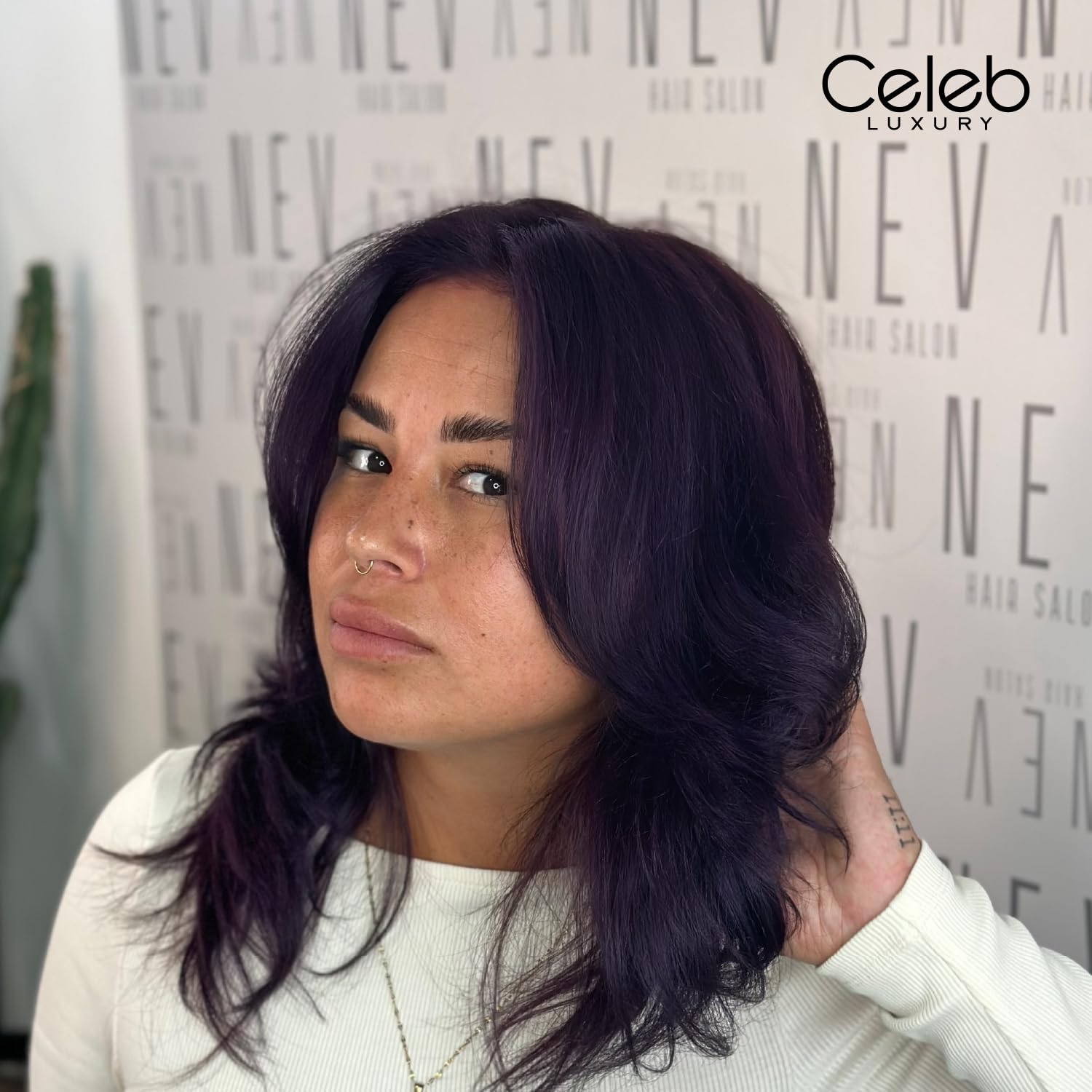 VIRAL PURPLE FOR BROWN HAIR COLORWASH - Celeb Luxury