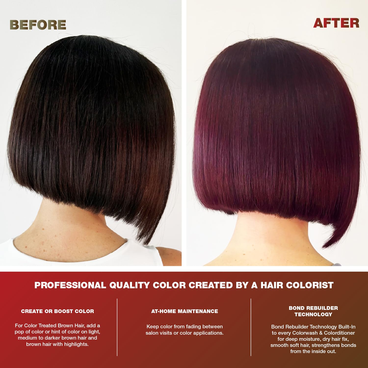 VIRAL RED FOR BROWN HAIR COLORWASH - Celeb Luxury