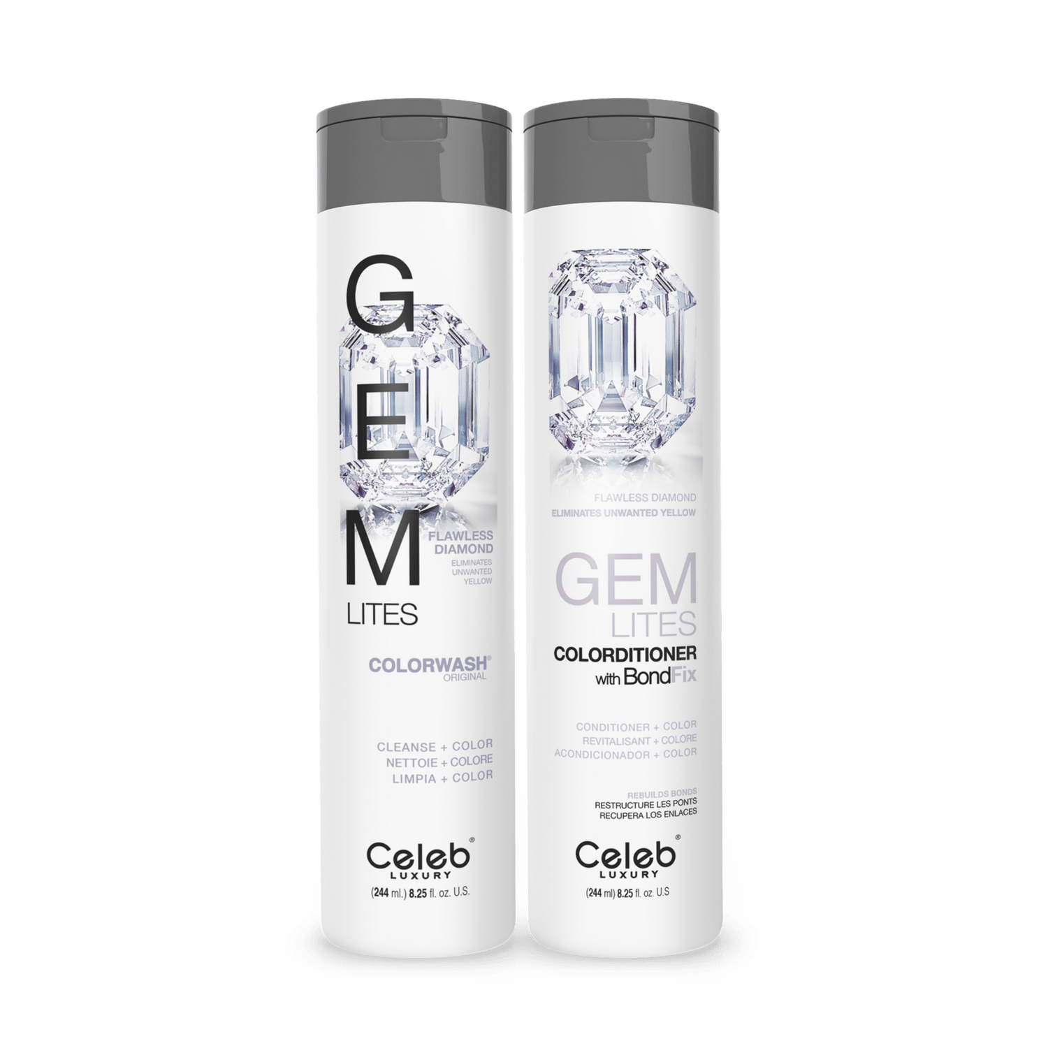 FLAWLESS DIAMOND PLATINUM BLONDE® HEALTHY COLOR DUO - Celeb Luxury