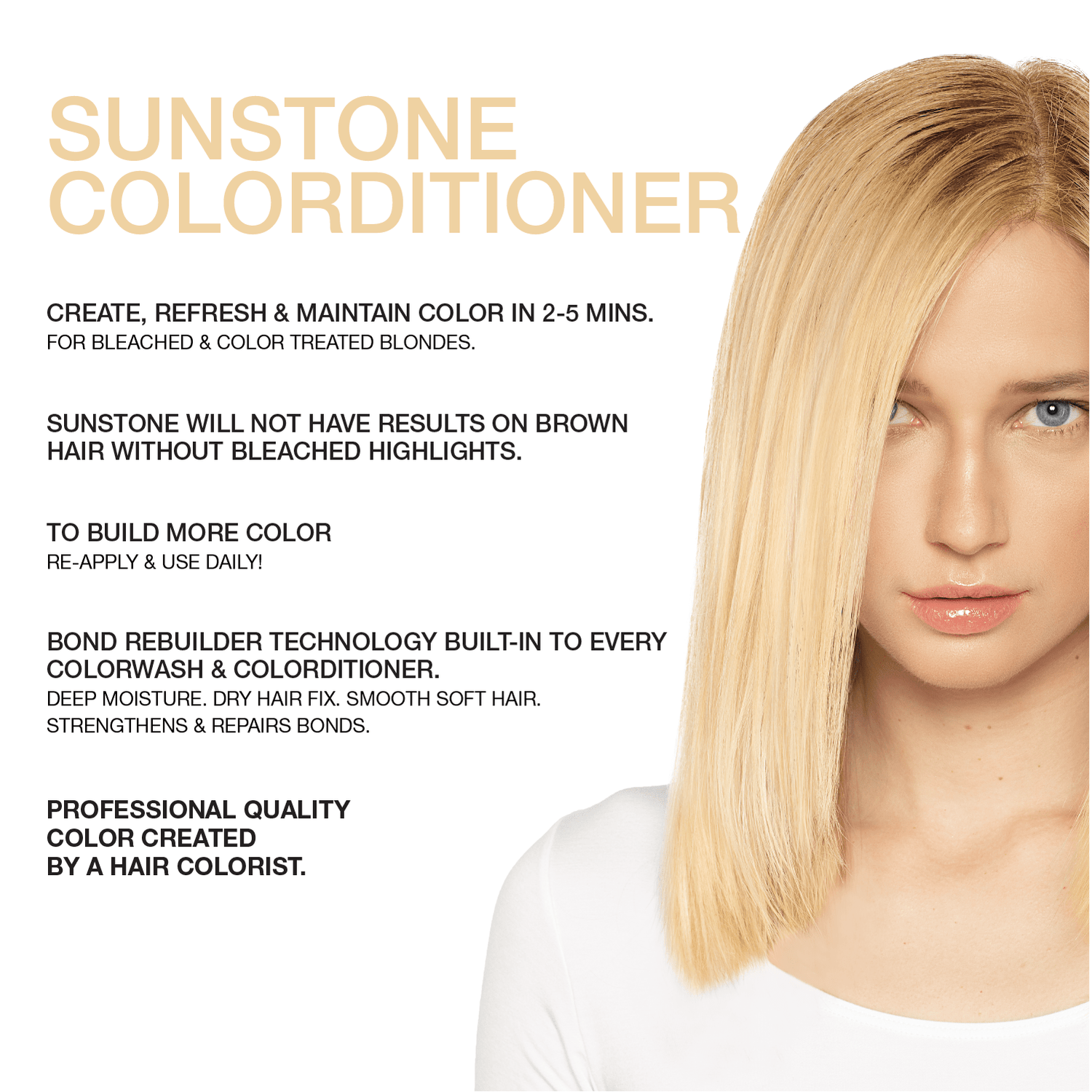 SUNSTONE LIGHT GOLDEN BLONDE® COLORDITIONER - Celeb Luxury