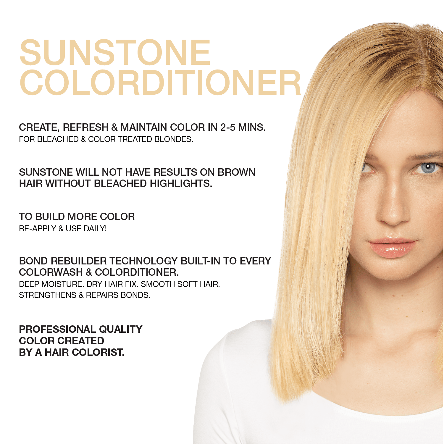 SUNSTONE LIGHT GOLDEN BLONDE® COLORDITIONER - Celeb Luxury