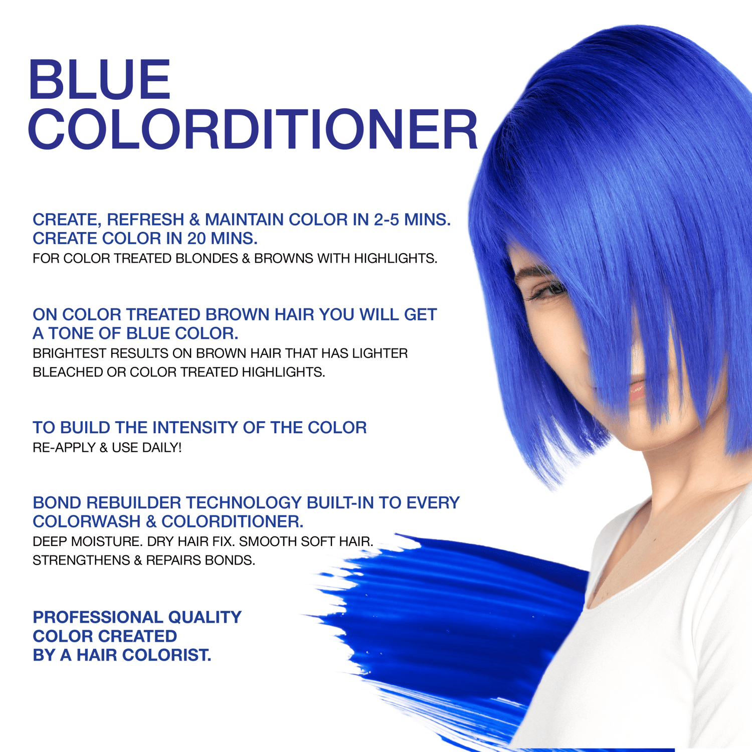 VIVID BLUE COLORDITIONER - Celeb Luxury