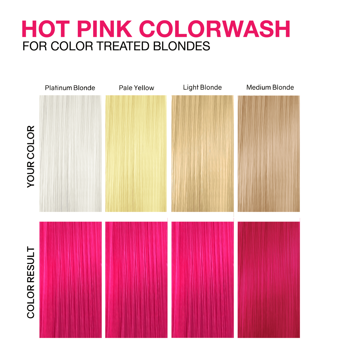 VIVID HOT PINK COLORWASH - Celeb Luxury