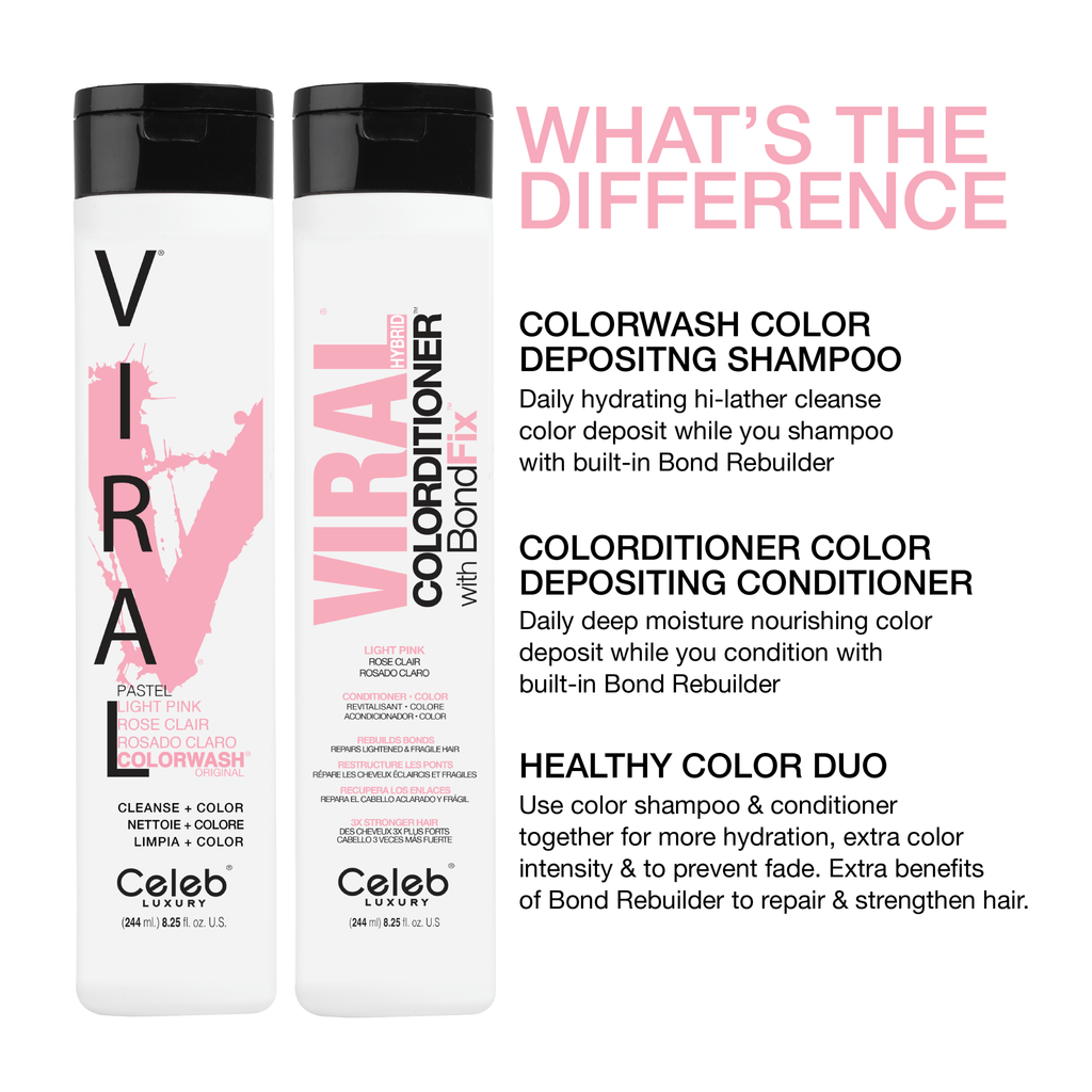 PASTEL LIGHT PINK COLORWASH 25 fl. oz. - Celeb Luxury