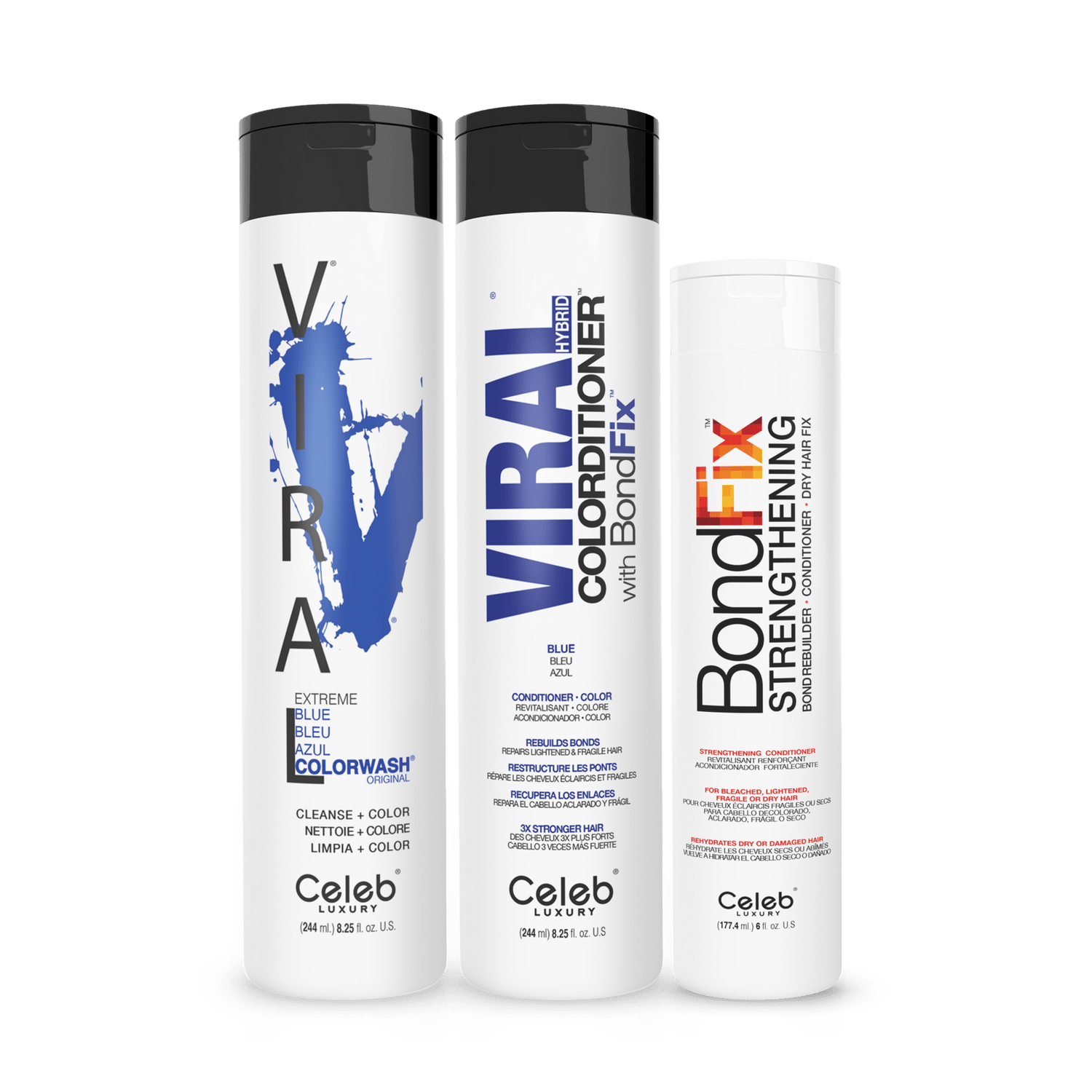 VIVID BLUE HEALTHY COLOR BUNDLE - Celeb Luxury