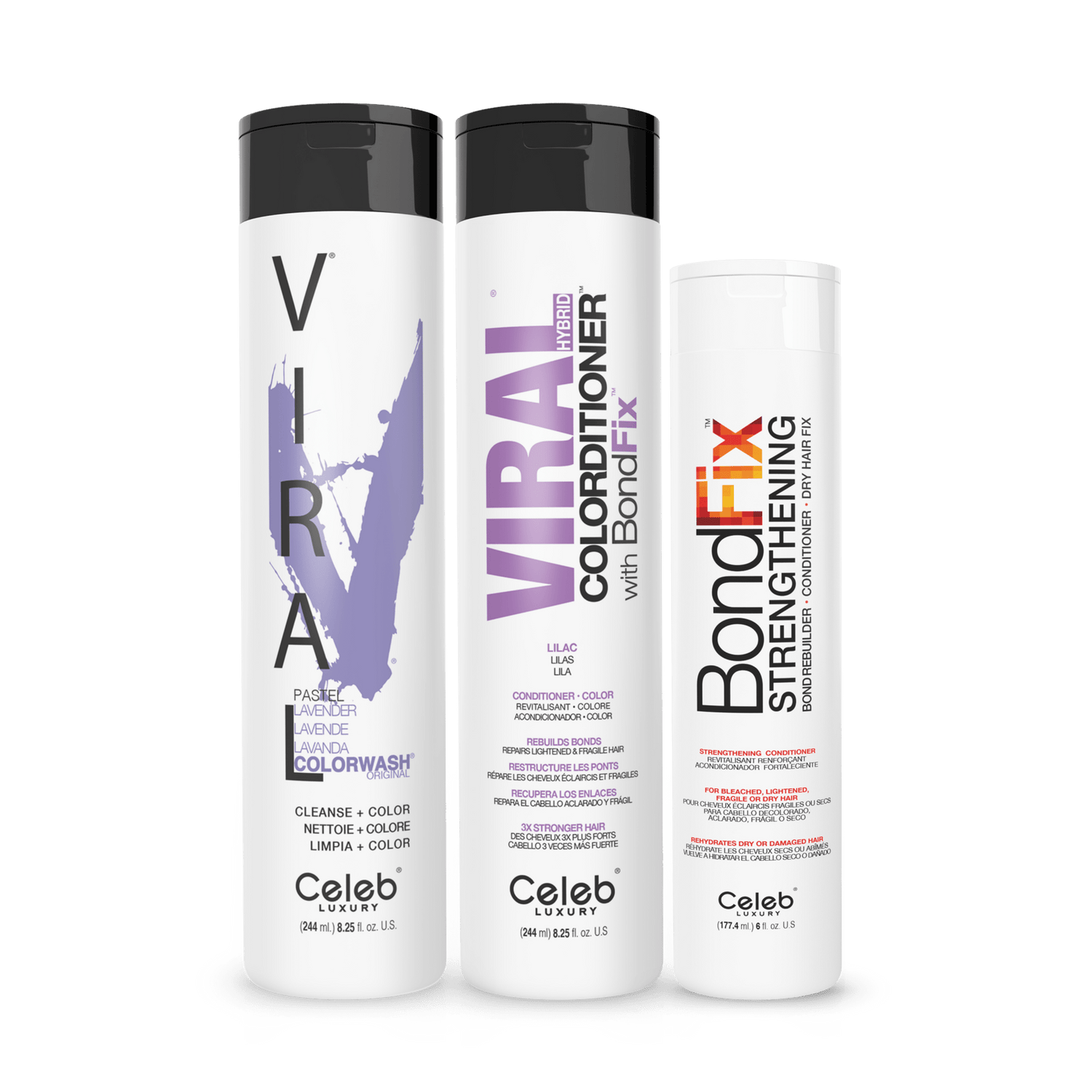 PASTEL LAVENDER/LILAC HEALTHY COLOR BUNDLE - Celeb Luxury