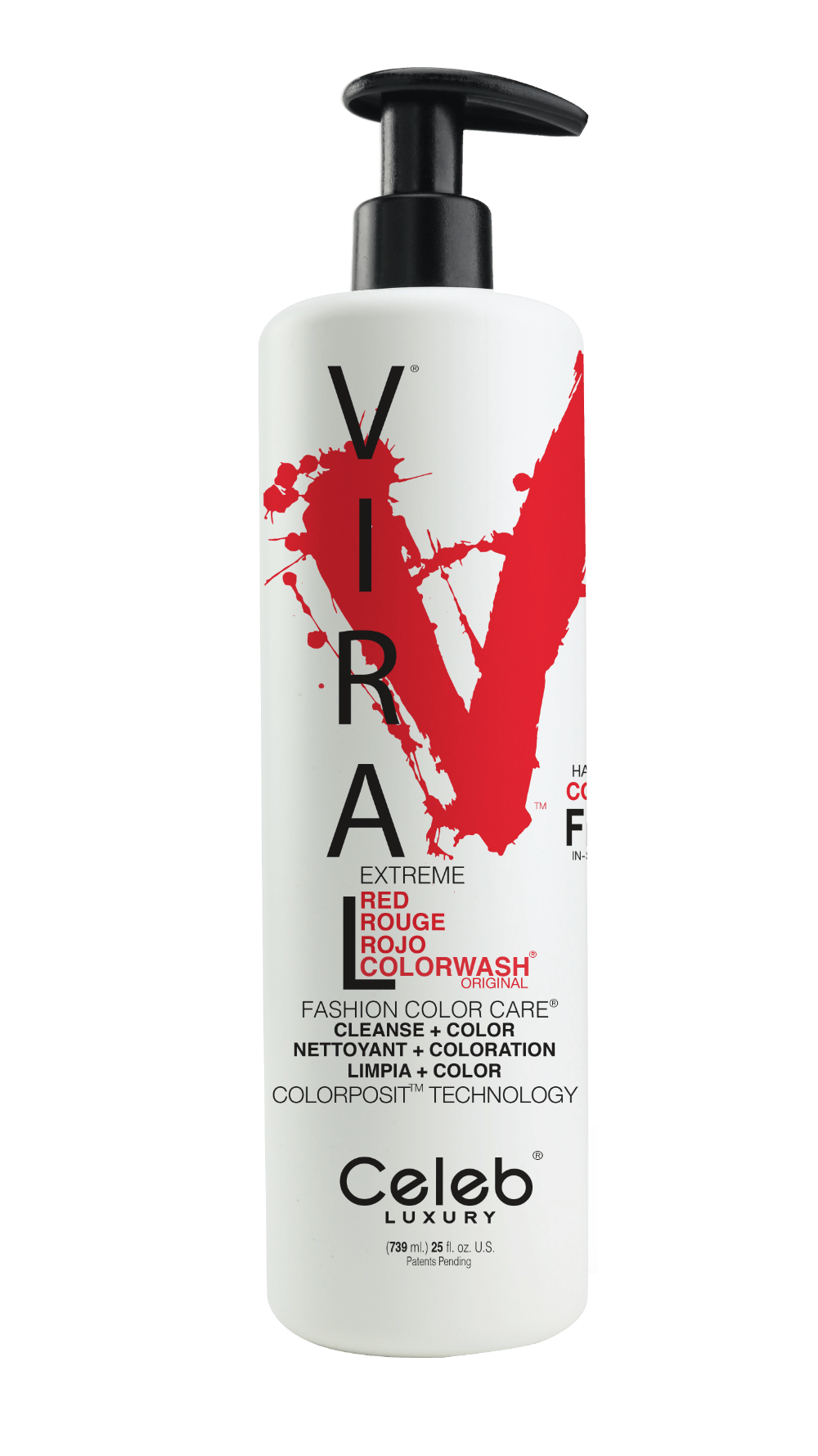 VIVID RED COLORWASH 25 fl. oz. - Celeb Luxury